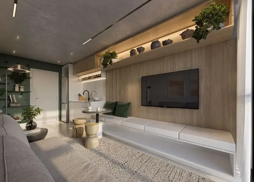 Foto 11 de Loft na Planta no São Francisco de Assis – 39m², Conceito Aberto, Lazer Completo e Financiamento Direto com a Construtora